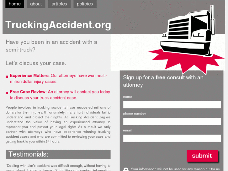 www.truckingaccident.org