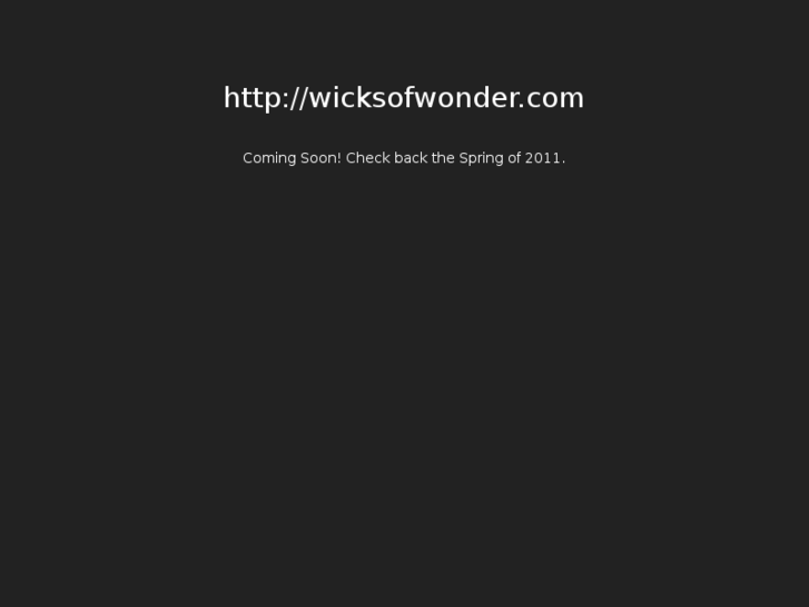 www.wicksofwonder.com