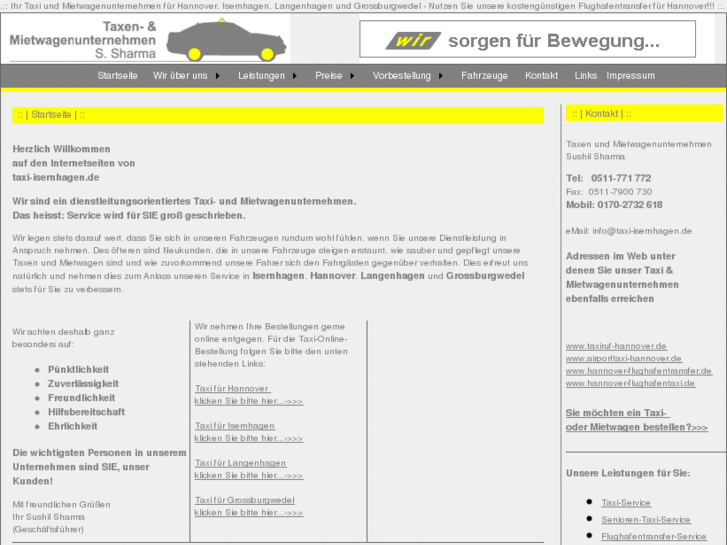 www.airporttaxi-hannover.de