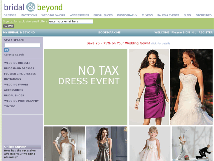 www.bridalandbeyond.com