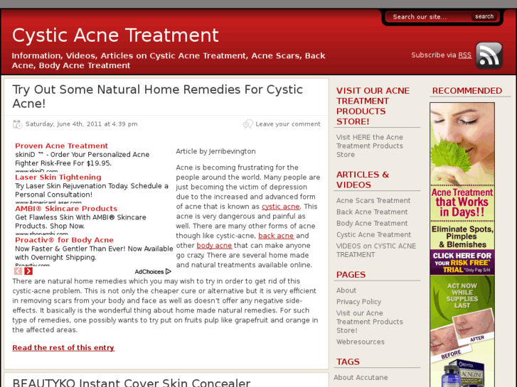 www.cysticacne-treatment.com