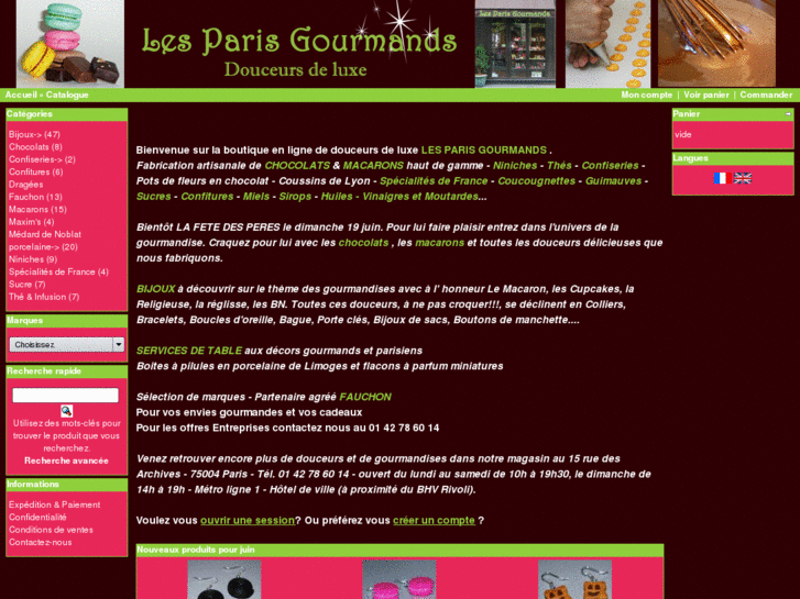 www.lesparisgourmands.com