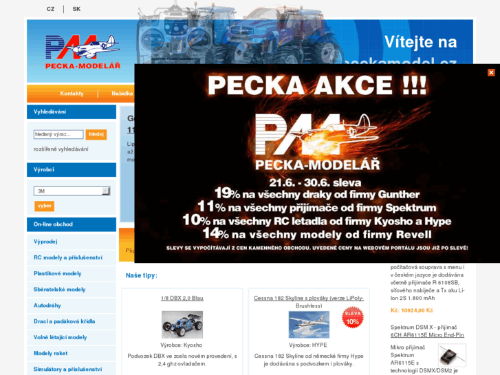 www.peckamodel.cz