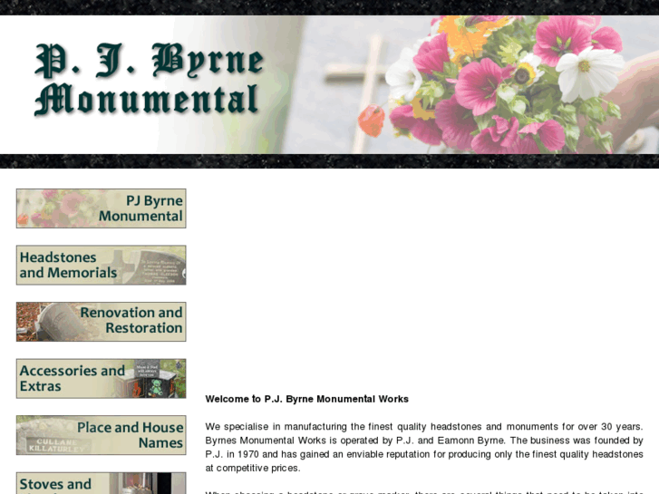 www.pjbyrneheadstones.com