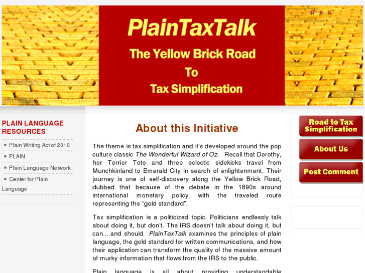 www.plaintaxtalk.org
