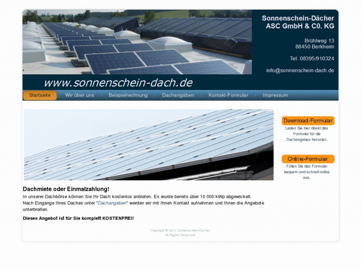 www.sonnenschein-dach.com