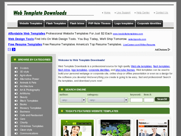 www.web-template-downloads.com