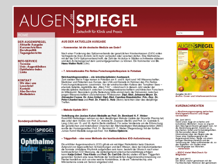 www.augenspiegel.com