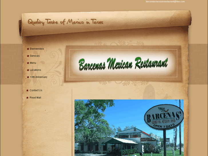 www.barcenasmexicanrestaurant.com