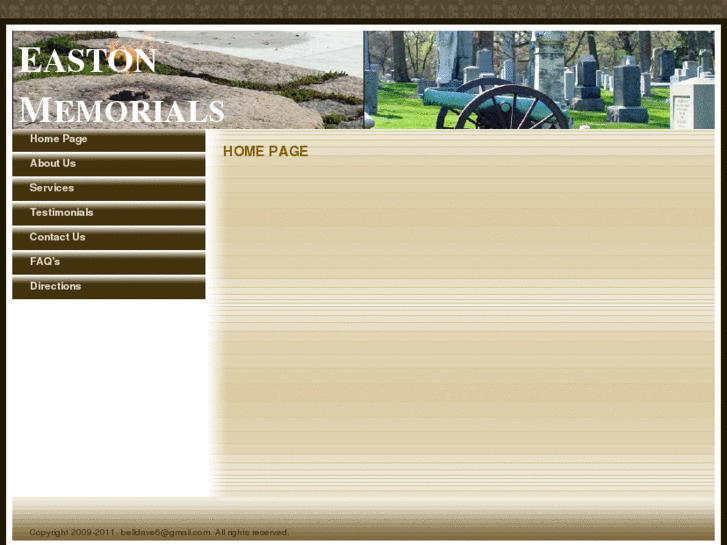 www.eastonmemorials.com