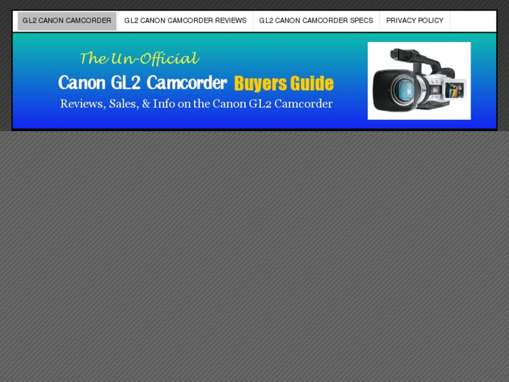 www.gl2camcorder.com