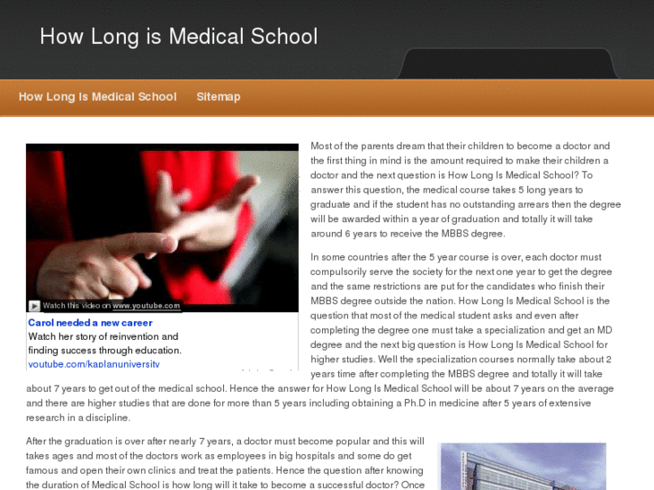 www.howlongismedicalschool.com