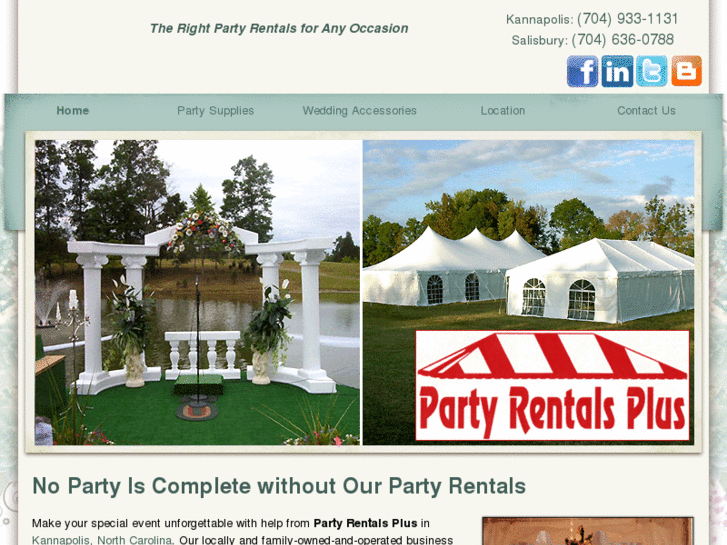 www.partyrentalsplusnc.com