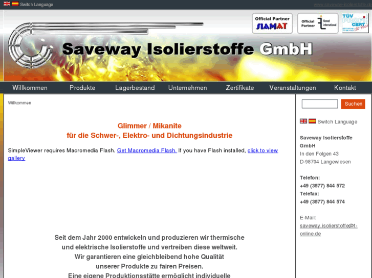 www.saveway-isolierstoffe.de