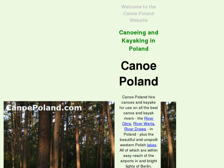 www.canoepoland.com