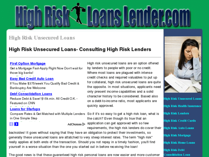 www.highriskloanslender.com