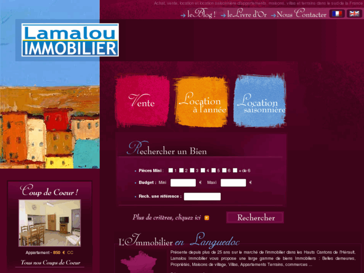 www.immobilier-faugeres.com