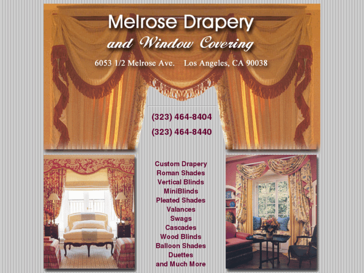 www.melrosedrapery.com