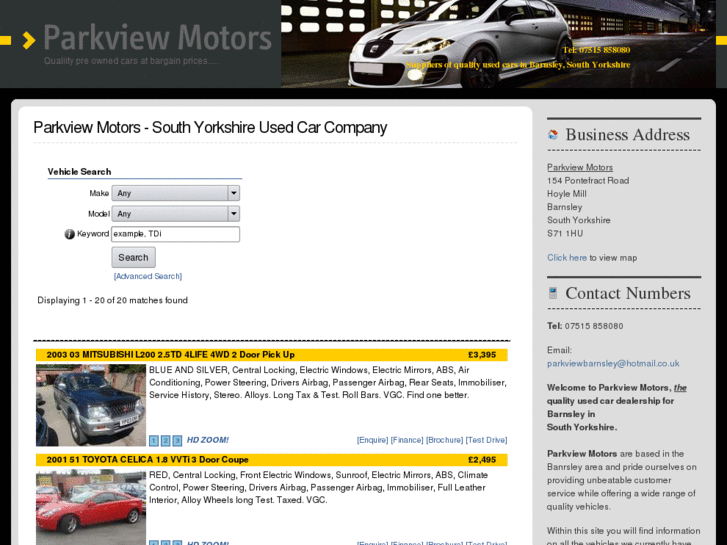 www.parkviewmotorsbarnsley.com