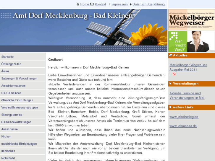 www.amt-dorfmecklenburg-badkleinen.de