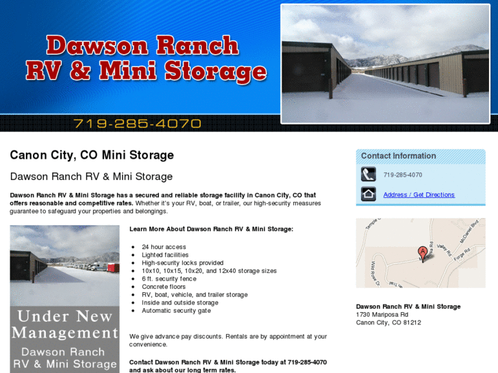 www.dawsonranchstorage.com