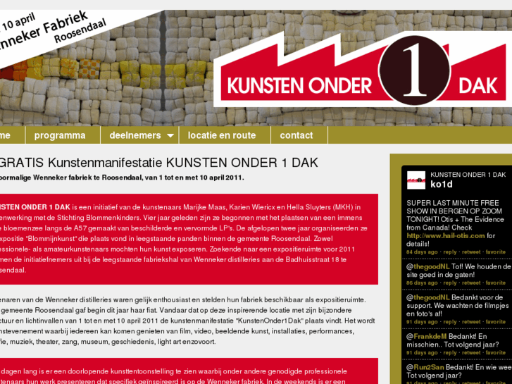 www.kunstenonder1dak.nl