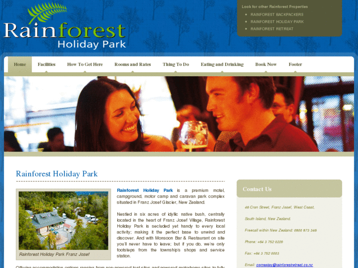 www.rainforestholidaypark.co.nz