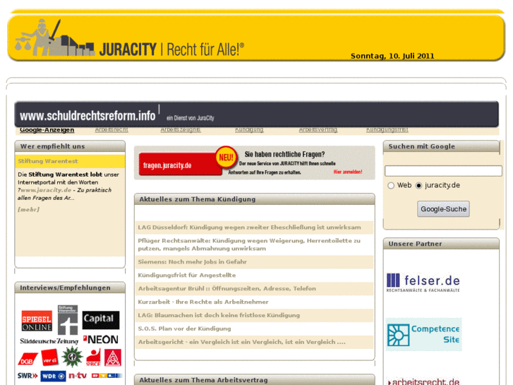 www.schuldrechtsreform.info