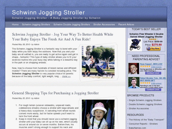 www.schwinnjoggingstroller.org