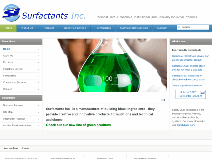 www.surfactantsinc.com