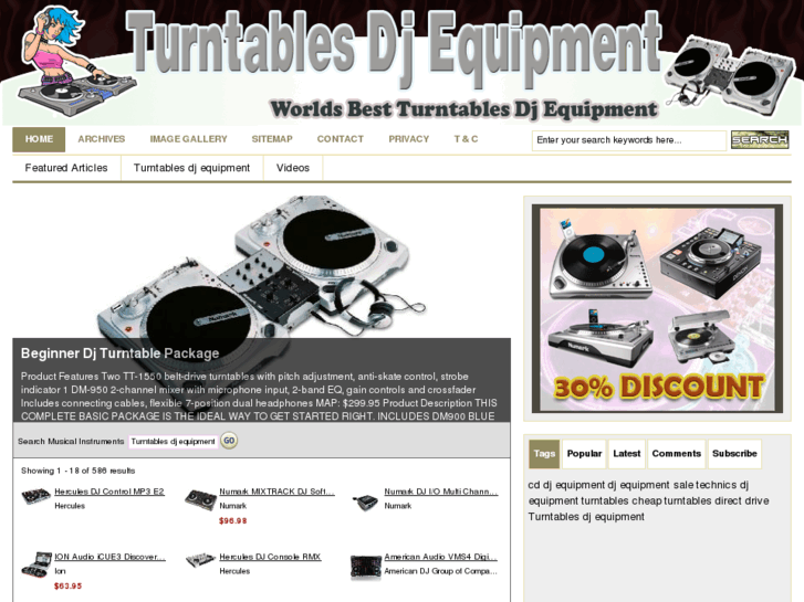 www.turntablesdjequipment.com