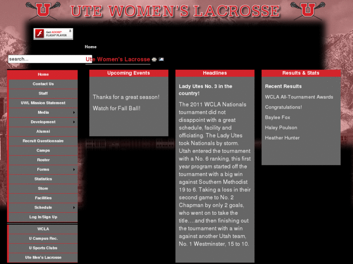 www.utewomenslacrosse.org