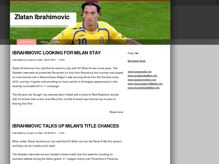 www.zlatanibrahimovicfan.com