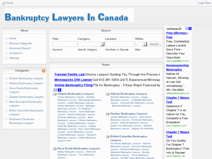 www.bankruptcylawyersincanada.com