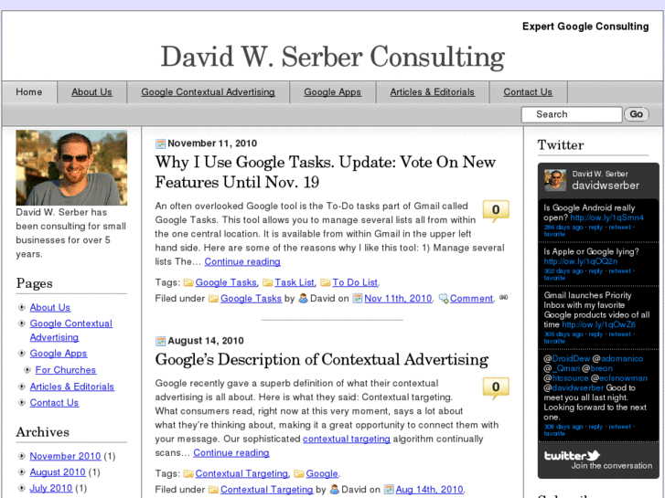 www.davidwserber.com