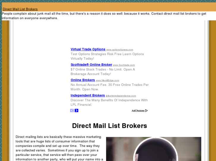www.directmaillistbrokers.com
