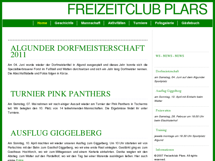 www.freizeitclubplars.com