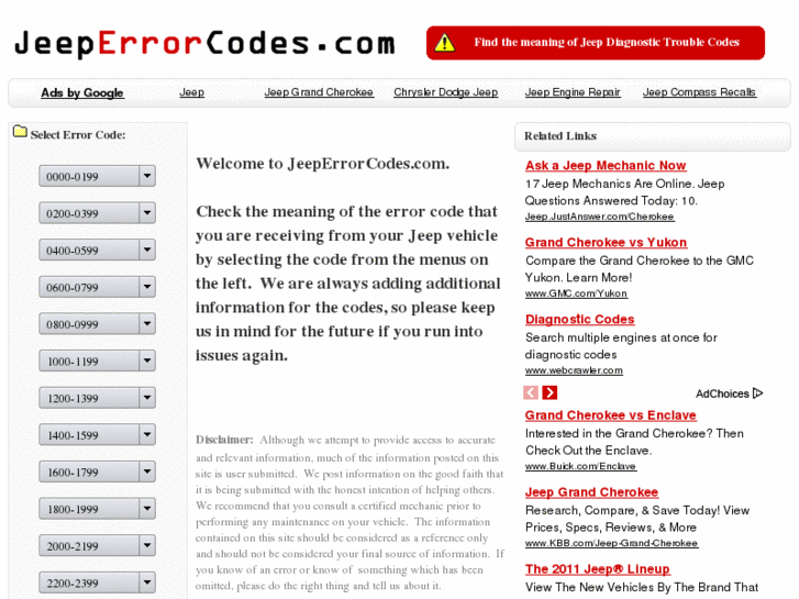 www.jeeperrorcodes.com