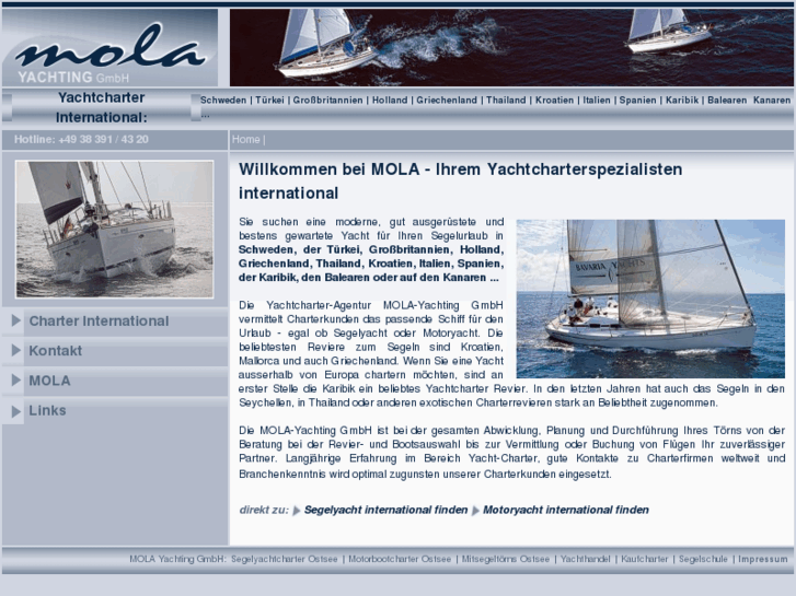 www.mola-yachtcharter-international.de