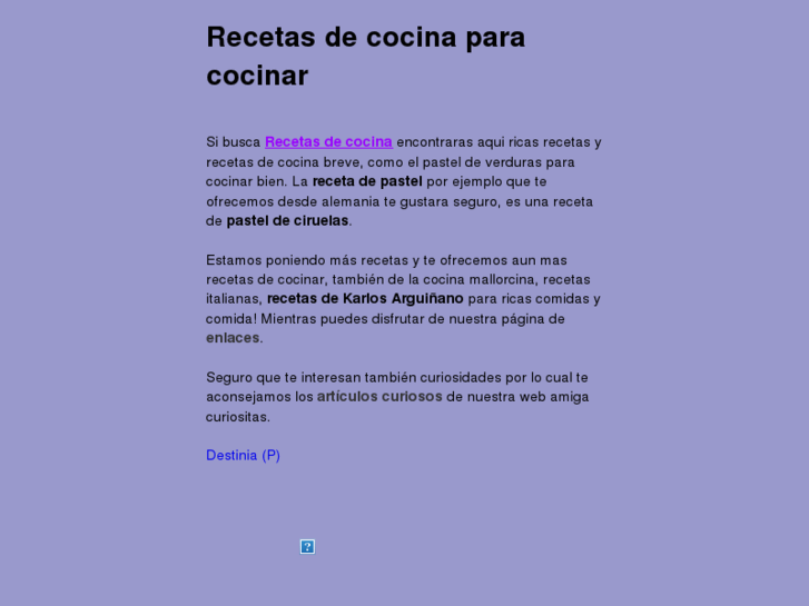 www.recetascocinar.es