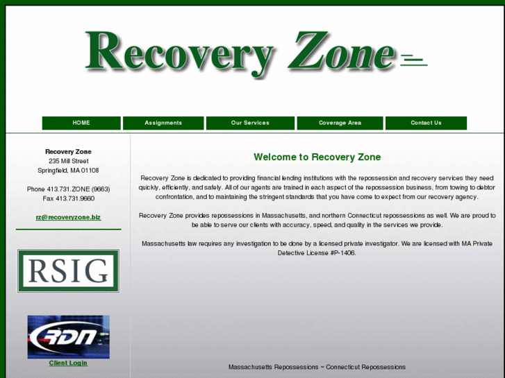 www.recoveryzone.biz