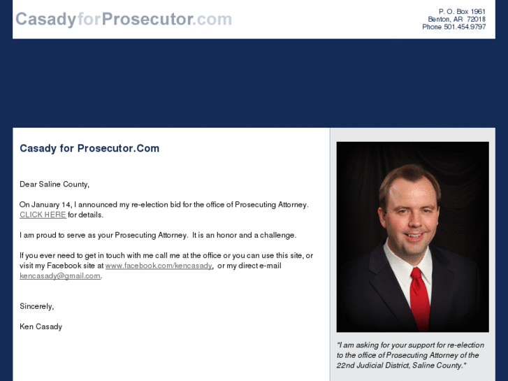 www.casadyforprosecutor.com