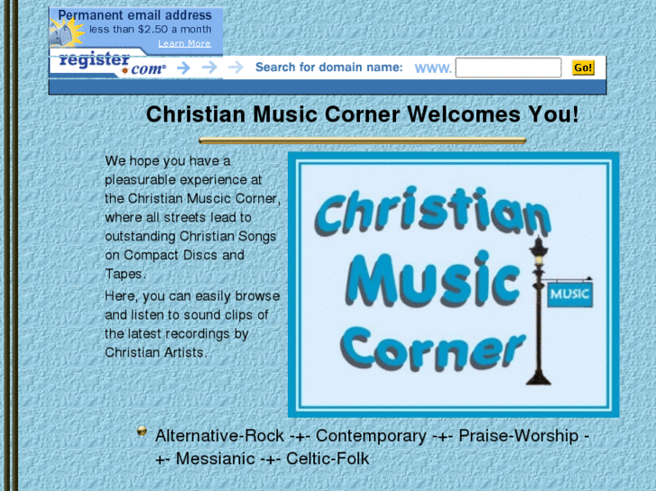 www.christianmusiccorner.com