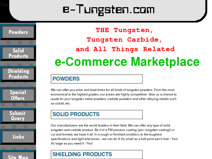 www.e-tungsten.net