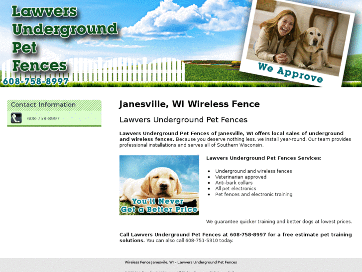 www.janesvilledogfence.com