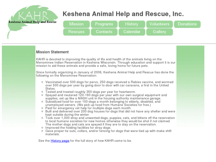 www.keshenaanimalhelpandrescue.org