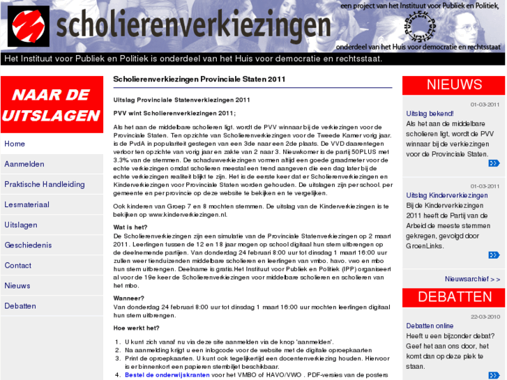 www.scholierenverkiezingen.nl