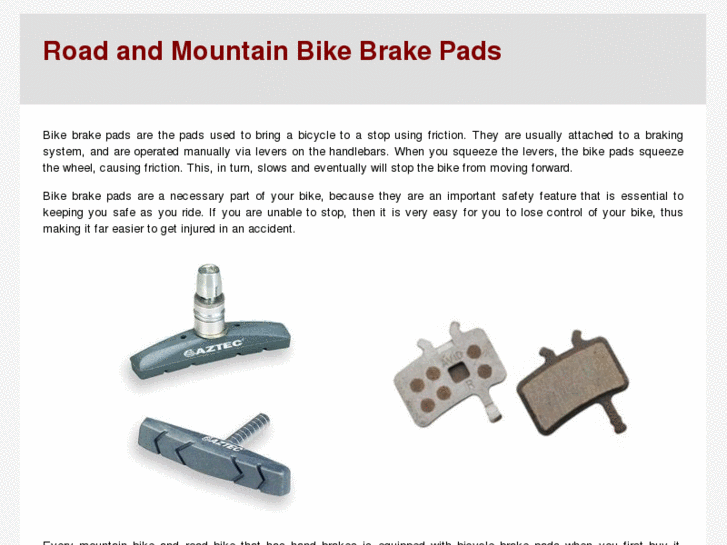 www.bikebrakepads.com