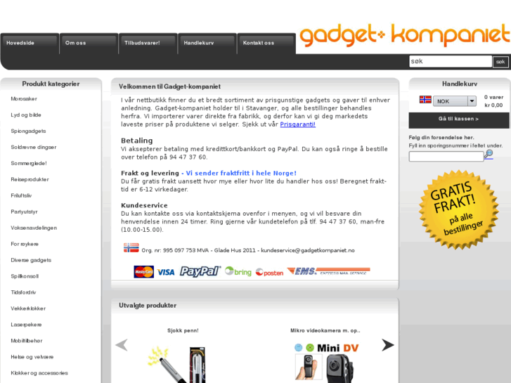 www.gadgetkompaniet.no