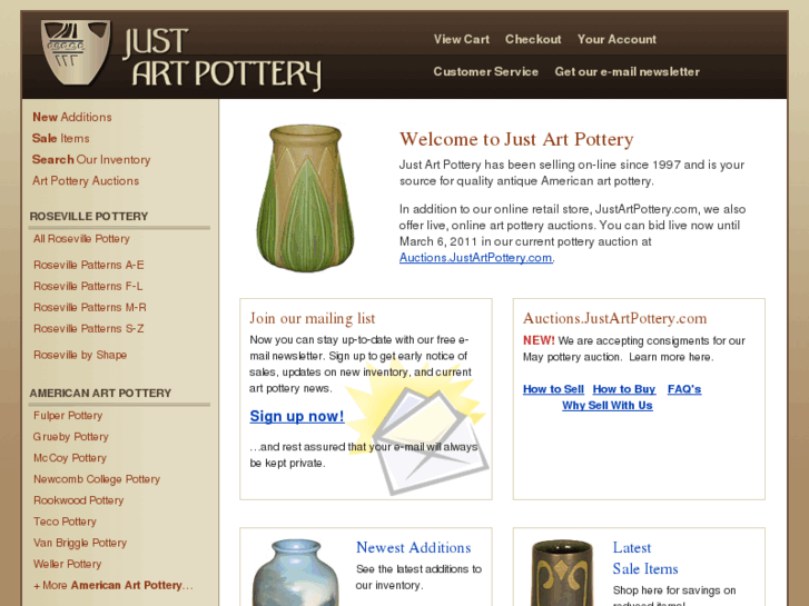 www.justartpottery.com